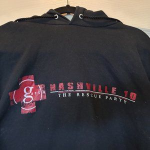 Garth Brooks Hanes 2010 Rescue Party Vintage XL Hoodie Sweatshirt